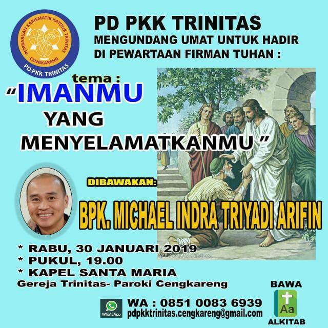 PD PKK Trinitas – Rabu, 30 Januari 2019