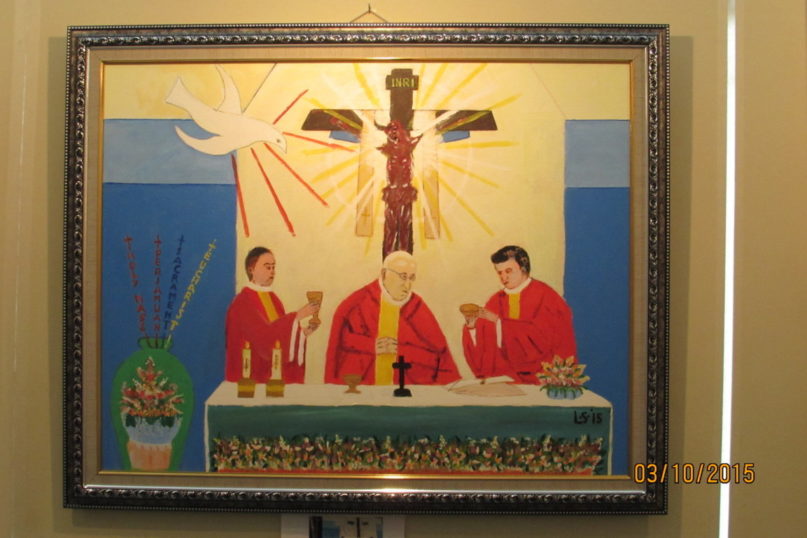 Lukisan XXXIII – Holy Mass / Eucharist