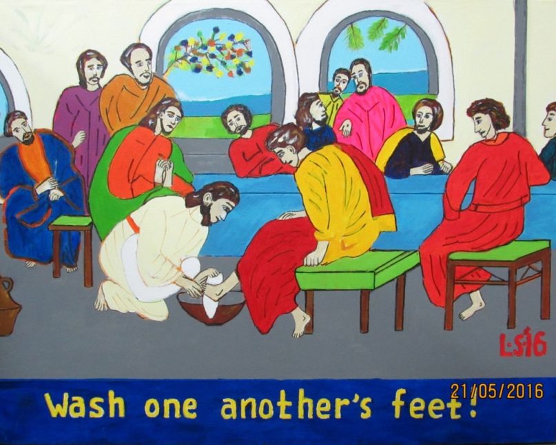 Lukisan LXVII – Wash One Another’s Feet