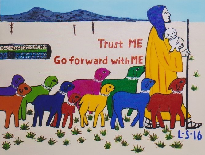 Lukisan LXIX – Trust Me; Go forward with Me