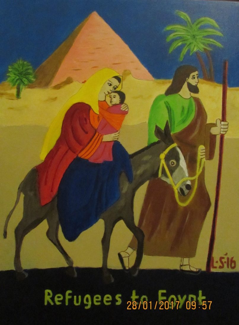 Lukisan CXIV – Refugees to Egypt