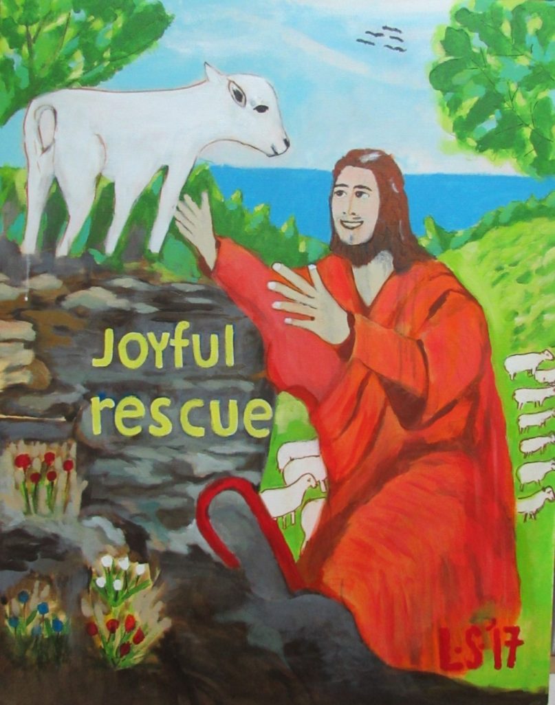 Lukisan CXX – Title: Joyful Rescue