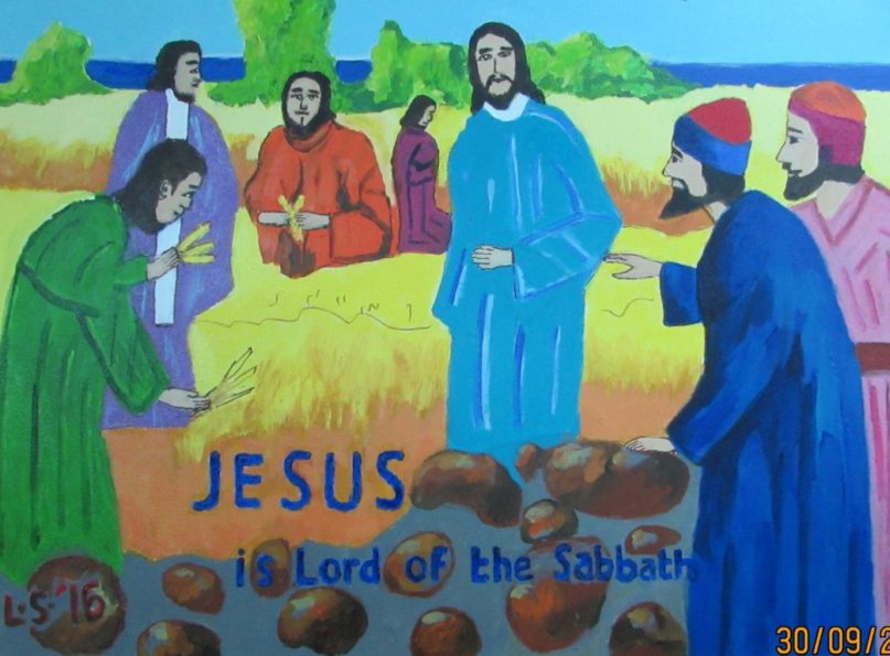 Lukisan LXXXVIII – Jesus, is Lord of the Sabbath.