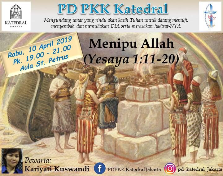 PD PKK Katedral – Rabu, 10 April 2019