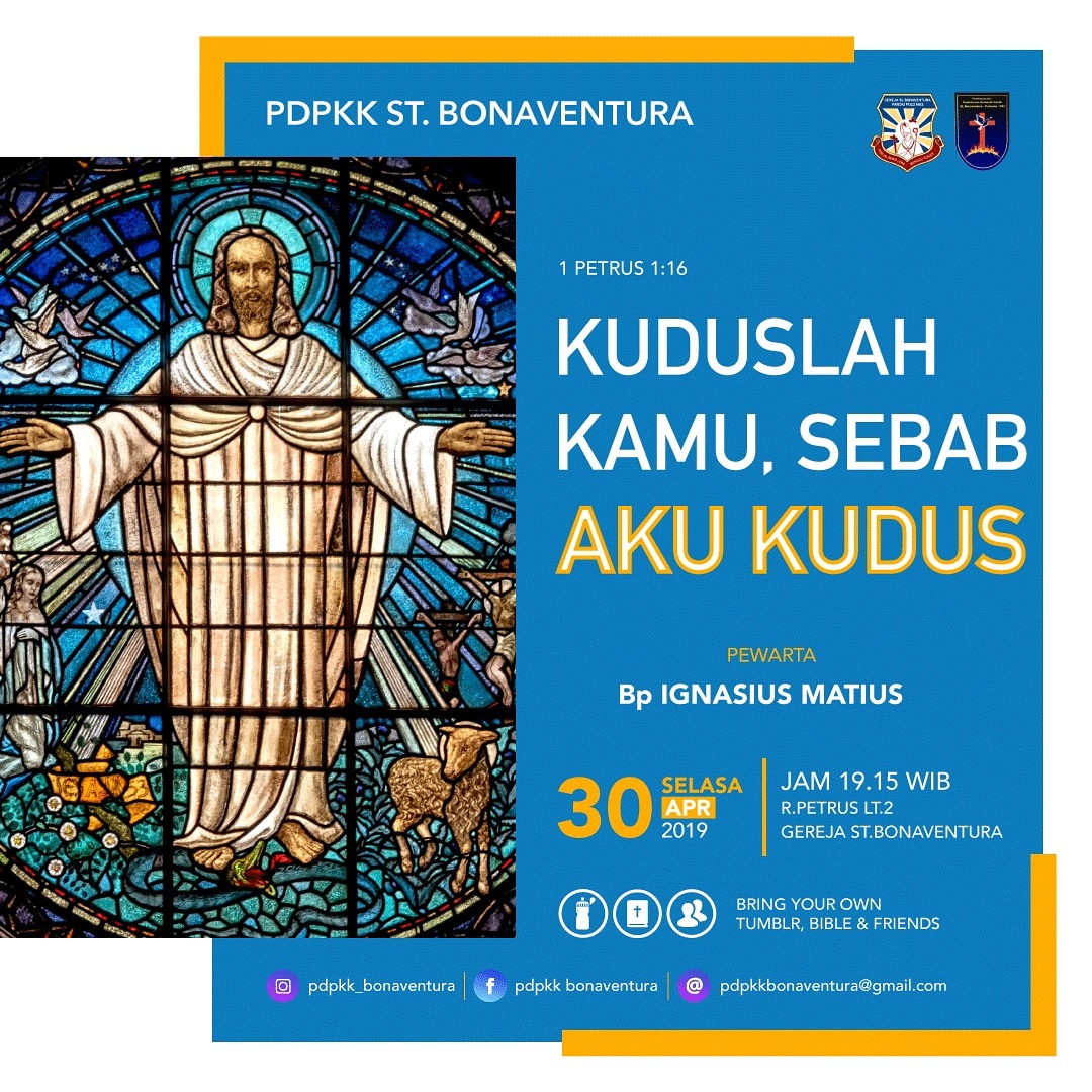 PD PKK Santo Bonaventura Pulomas – Selasa, 30 April 2019