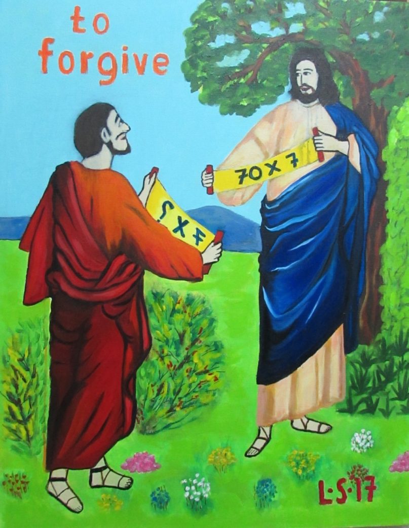 Lukisan CXXI – To Forgive: 7 x ?; 70 x 7