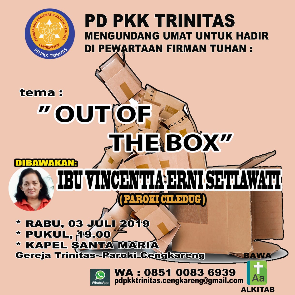 PD PKK Trinitas – Rabu, 03 Juli 2019