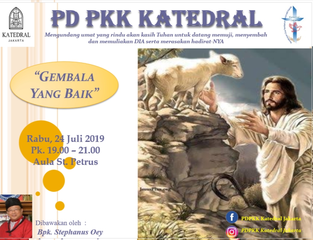 PD PKK Katedral – Rabu, 24 Juli 2019