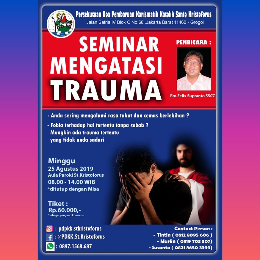 PD PKK St. Kristoforus – Seminar Mengatasi Trauma