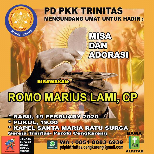 PD PKK Trinitas – Rabu, 19 Februari 2020