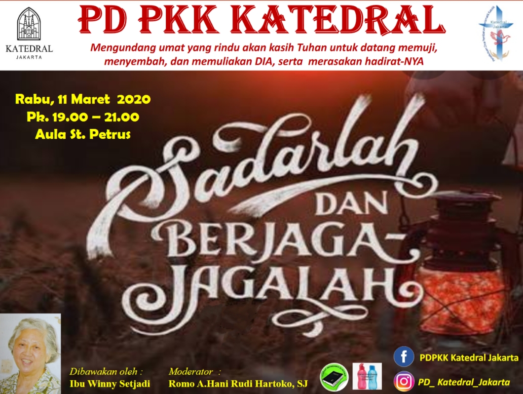 PD PKK Katedral – Rabu, 11 Maret 2020
