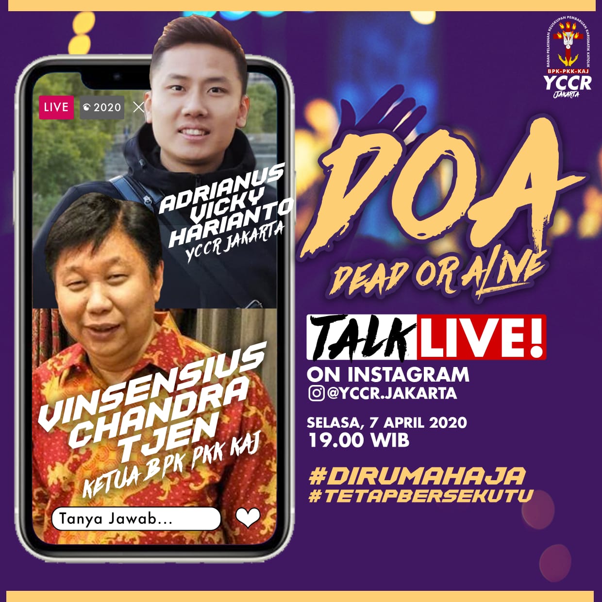 Talk Live – Selasa, 07 April 2020