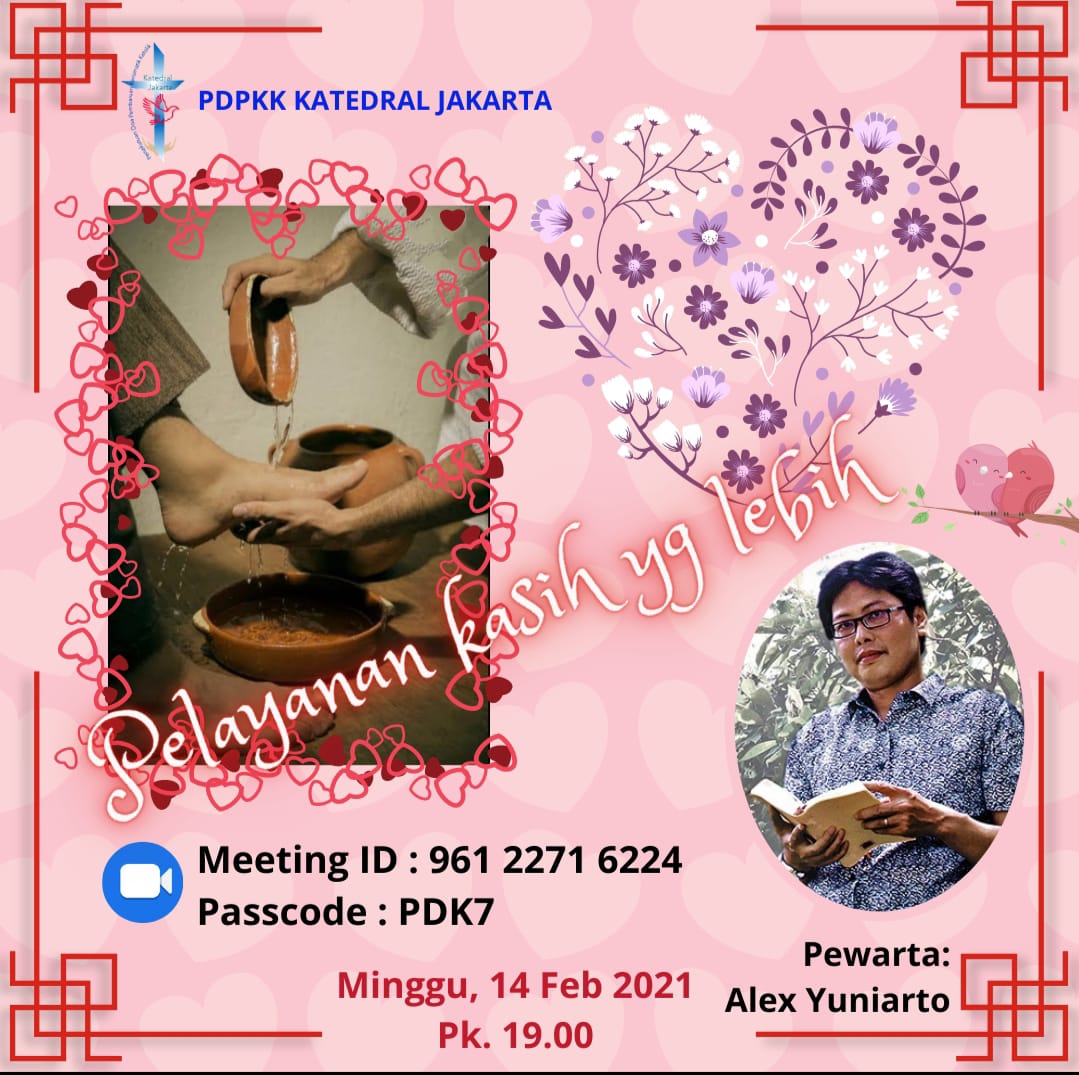 PDPKK Katedral Jakarta is inviting you to a scheduled Zoom WORSHIP