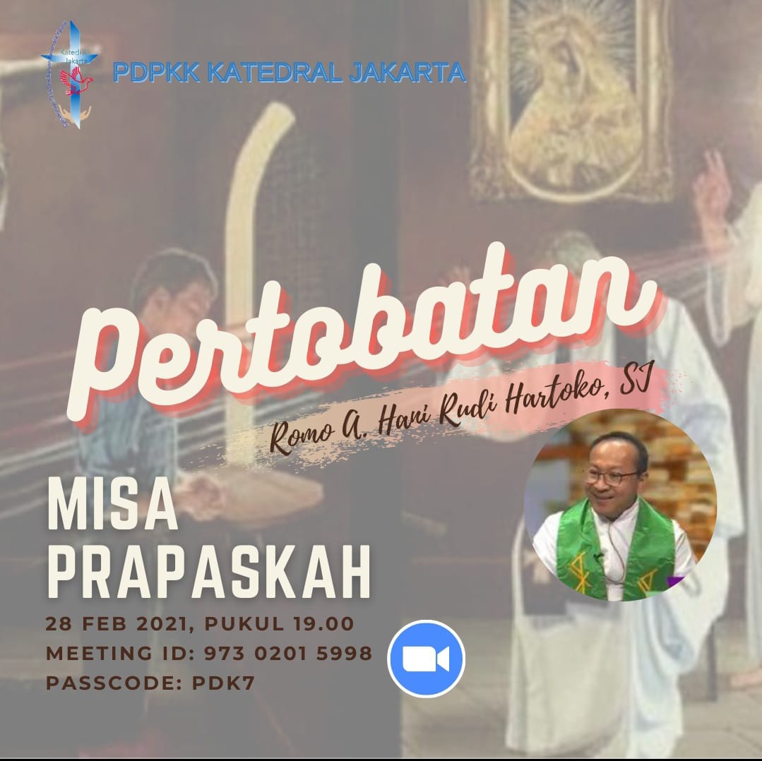 PDPKK Katedral Jakarta is inviting you to a scheduled Zoom Mass.