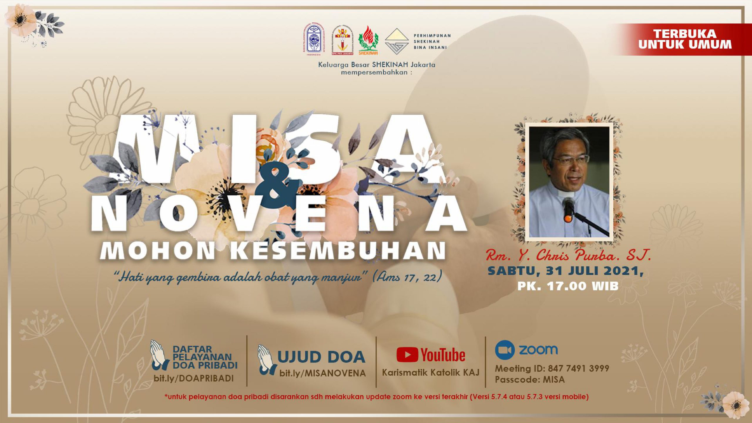 MISA & Novena Mohon Kesembuhan