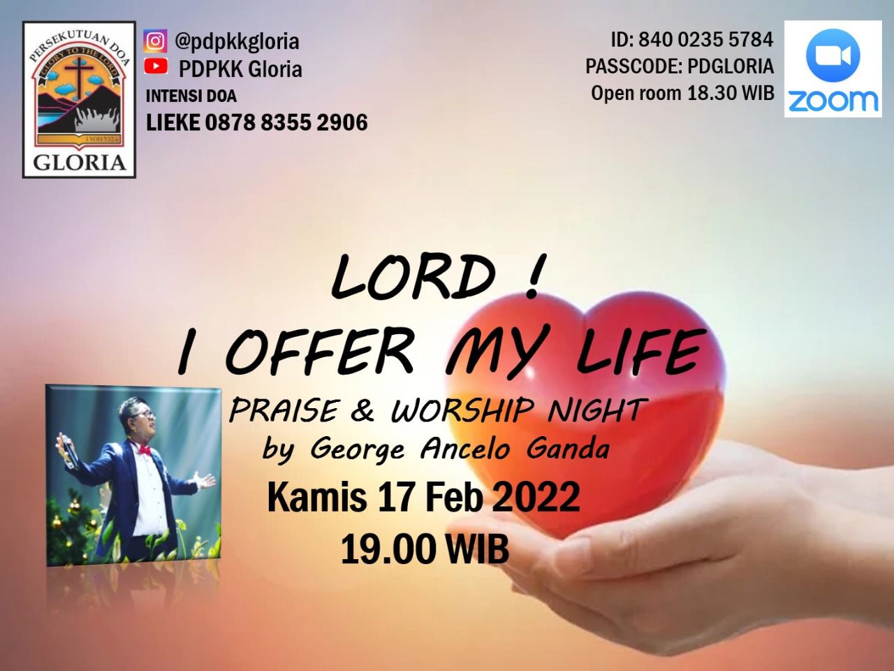 LORD! I OFFER MY LIFE