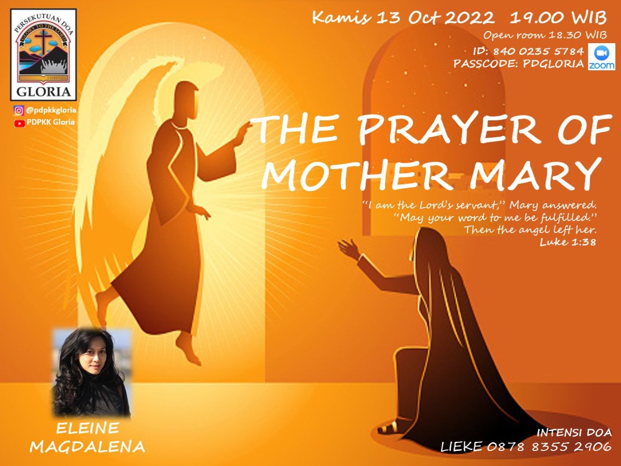 THE PRAYER OF MOTHER MARY