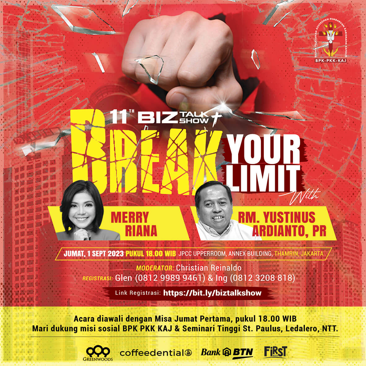 BIZ TALKSHOW plus, dengan topik “BREAK YOUR LIMIT!”